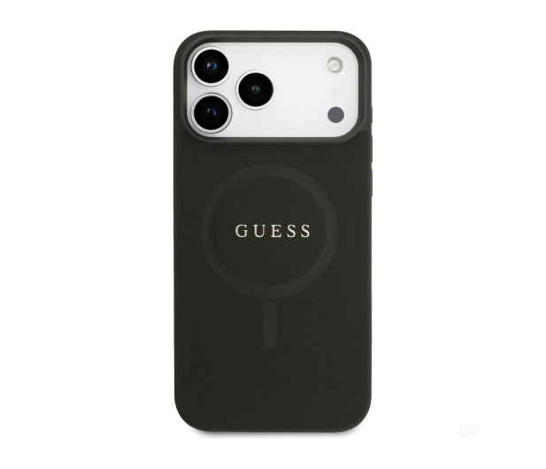 Guess Saffiano Classic Logo MagSafe do iPhone 17 Pro Max czarny - 1365577 - zdjęcie 2